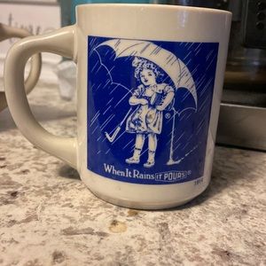 Vintage 1914 Morton Salt coffee mug
